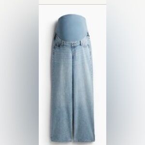 H&M mama wide leg jeans